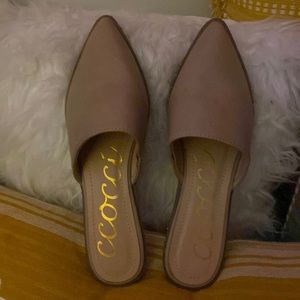 nwot ccocci nude monroe mule flats 8